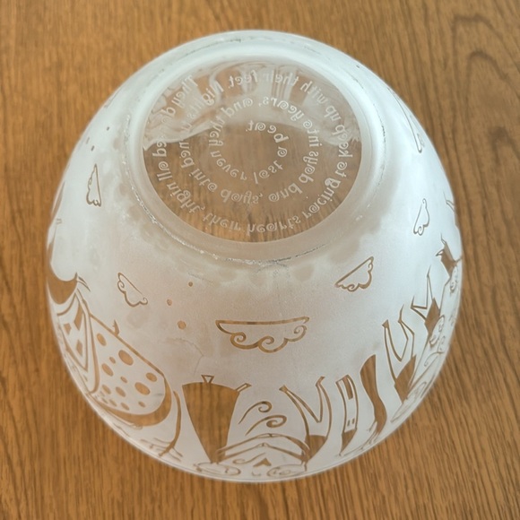 Leandra Drums Designs Story of Life Etched Glass Bowl - Picture 7 of 10